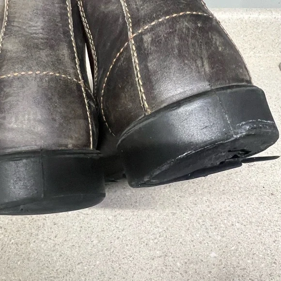 Blundstone Men's Dark Brown and Black Leather Boots - Picture 6 of 10